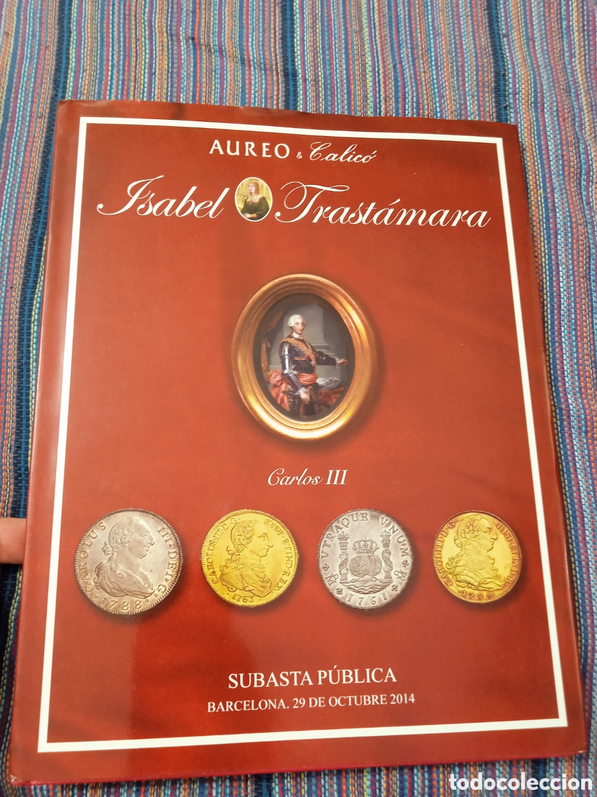 Cat&aacute;logos y libros de monedas: &Aacute;UREO Isabel de Trastamara Carlos III