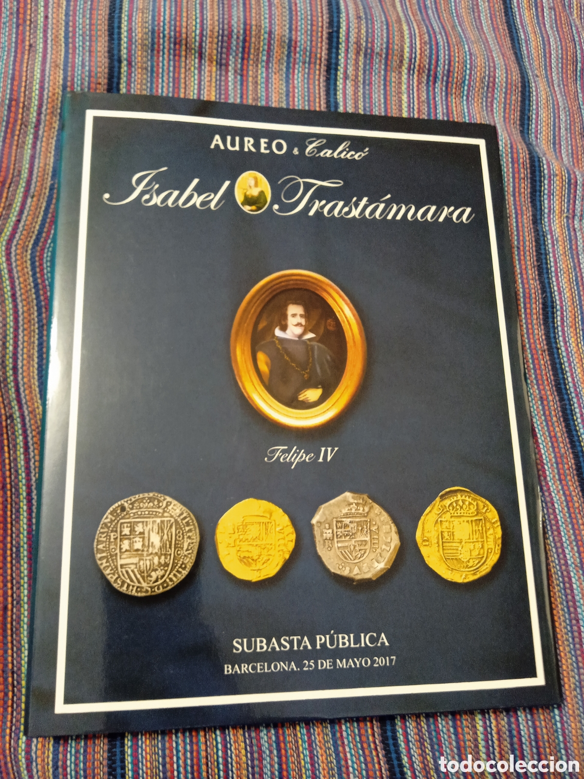 Cat&aacute;logos y libros de monedas: &Aacute;UREO Isabel de Trastamara Felipe IV