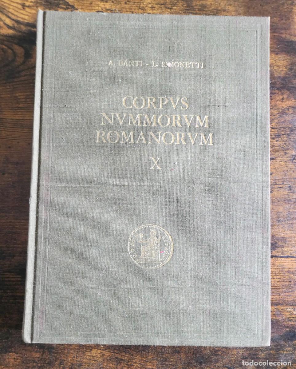 Cat&aacute;logos y libros de monedas: Corpus Nummorum Romanorum, Banti Simonetti, numismatica romana, monedas romanas libro, Tiberio Druso