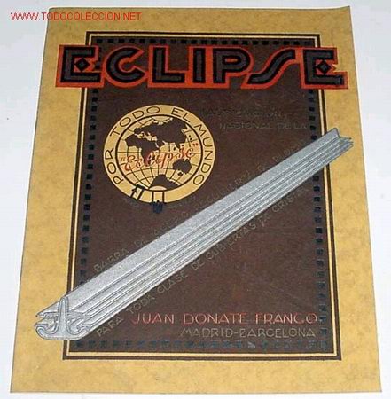 Werbekataloge: ANTIGUO CATALOGO ECLIPSE PARA CUBIERTAS DE CRISTAL A&Ntilde;O 1926