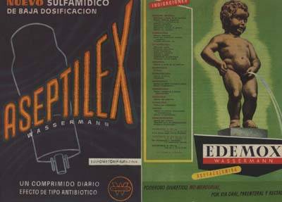 Werbekataloge: Publicidad farmac&eacute;utica 1960