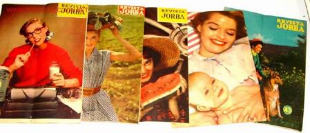 Werbekataloge: LOTE DE 5 ANTIGUAS REVISTAS A&Ntilde;O  1958 ALMACENES JORBA BARCELONA - ESTAN LOS NUMEROS 39 - 40 - 41- 42