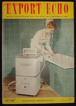 Werbekataloge: Catalogo de electrodomesticos y m&aacute;quinas de escribir antiguo,  en franc&eacute;s, 1958