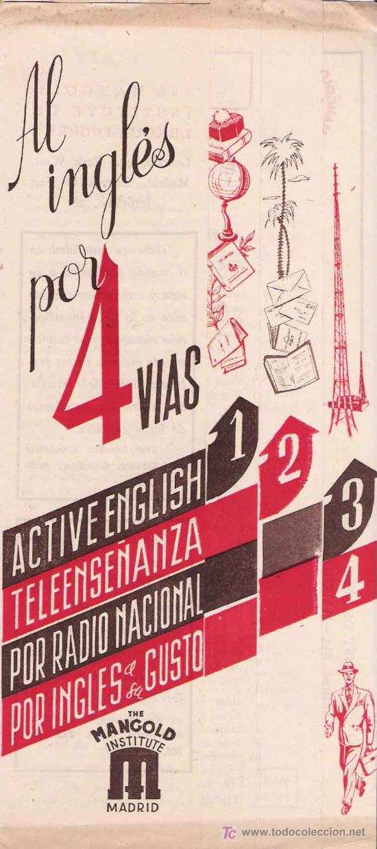 Werbekataloge: Publicidad The Mangold Institute (circa 1950)