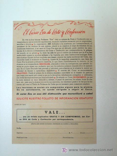 Cat&aacute;logos publicitarios: IMPRESOS PROPAGANDA ANTIGUA - Foto 2