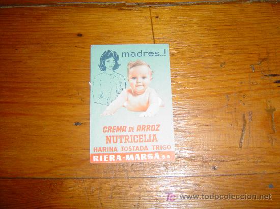 Werbekataloge: Peque&ntilde;o folleto publicidad Alimentos Infantiles Riera-Marsa.