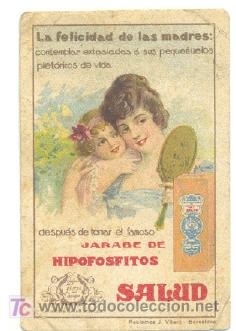 Werbekataloge: Antiguo folleto de publicidad de Jarabe Hipofosfitos de Salud .. de los a&ntilde;os 20