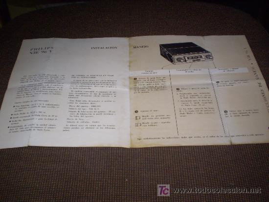 Cat&aacute;logos publicitarios: DOCUMENTACION DEL CASETTE DE COCHE PHILIPS N3E 96V. - Foto 2