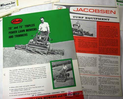 Catalogues publicitaires: Folletos publicitarios en ingl&eacute;s de maquinaria agr&iacute;cola de Locke y Jacobsen