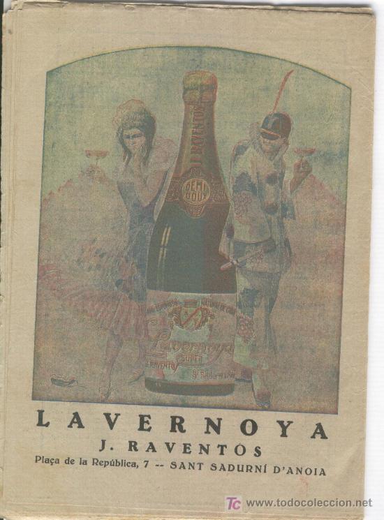 Cat&aacute;logos publicit&aacute;rios: EN PATUFET 1935 CAVA CHAMPAGNE VINO ESPUMOSO XAMPANY PUBLICIDAD LAVERNOYA SANT SADURNI DE NOYA