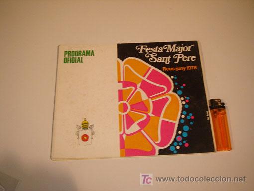 Werbekataloge: Fiesta mayor de Reus programa oficial, 1978