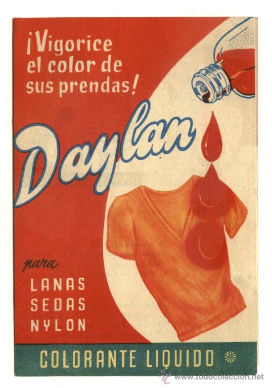 Cataloghi pubblicitari: Publicidad de colorante liquido daylan