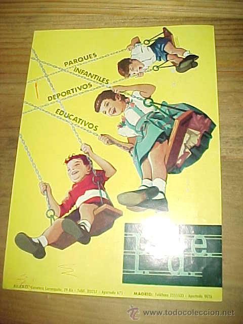 Catalogues publicitaires: P.I.D.E. PARQUES INFANTILES, DEPORTIVOS, EDUCATIVOS. TRIPTICO PUBLICITARO + HOJA INFORMATIVA. FOTOS