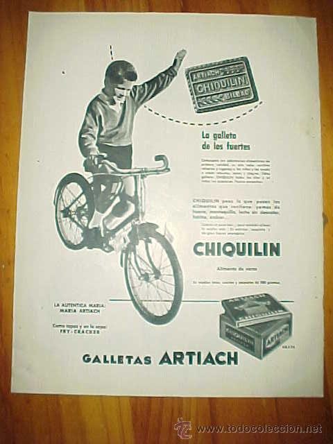 Catalogues publicitaires: GALLETAS ARTIACH. CHIQUILIN. PUBLICIDAD DE LA REVISTA BLANCO Y NEGRO A&Ntilde;O 1959.