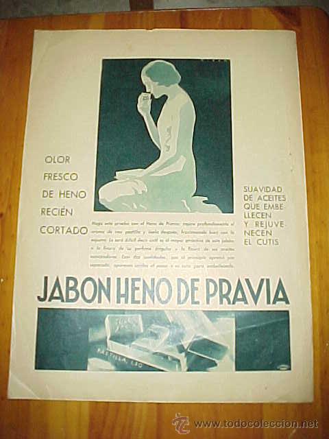 Catalogues publicitaires: JABON HENO DE PRAVIA. RECORTE DE ABC A&Ntilde;O 1933.
