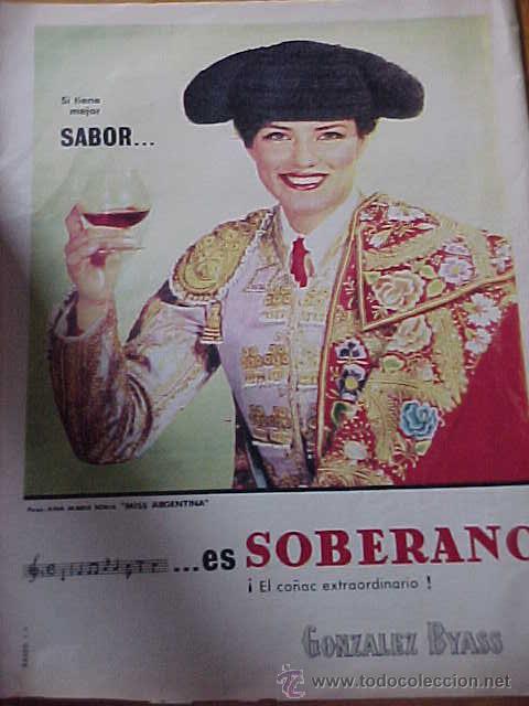 Catalogues publicitaires: SOBERANO. FOTO DE MISS ARGENTINA. RECORTE DE LA REVISTA LA ACTUALIDAD ESPA&Ntilde;OLA A&Ntilde;O 1963.