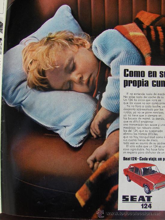 Cat&aacute;logos publicitarios: PUBLICIDAD DEL SEAT 124. - Foto 1