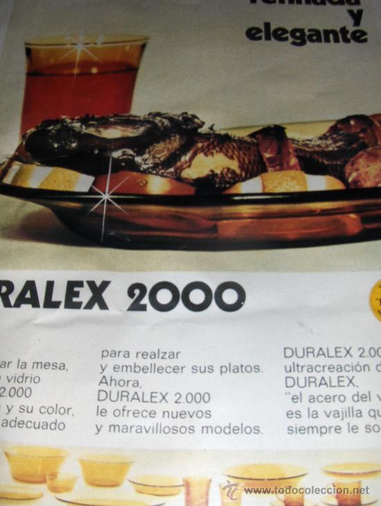 Cat&aacute;logos publicitarios: PUBLICIDAD DE LA VAJILLA DURALEX 2000. - Foto 1