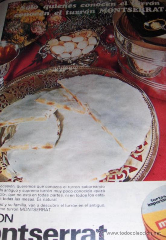 Cat&aacute;logos publicitarios: PUBLICIDAD DE TURRON MONTSERRAT. - Foto 1