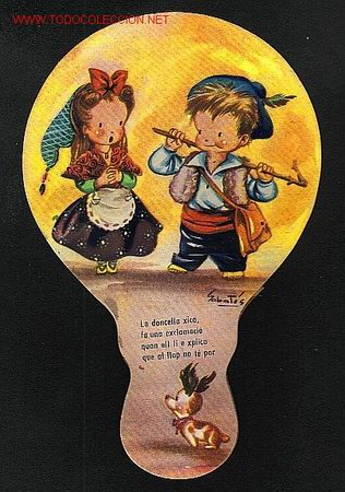 Cat&aacute;logos publicitarios: Pay Pay con publicidad de E.Cortes Pascual de Barcelona, ilustrado por Sabat&eacute;s
