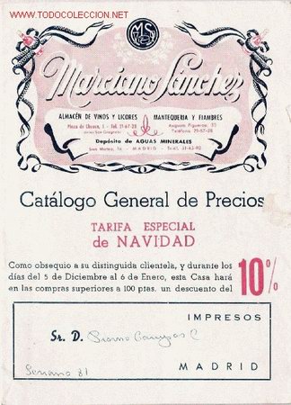 Cat&aacute;logos publicitarios: Cat&aacute;logo General de precios: Marciano S&aacute;nchez - Foto 2