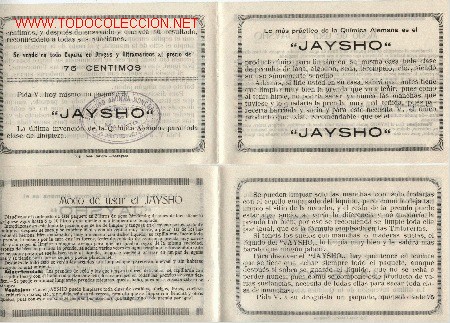 Cataloghi pubblicitari: Folleto de farmacia  (a&ntilde;o 1920 )