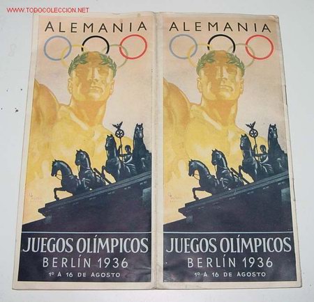Werbekataloge: ANTIGUO FOLLETO ORIGINAL  SOBRE LOS DEPORTES EN ALEMANIA 1936. ESCRITO EN ESPA&Ntilde;OL PROPAGANDA SOBRE L