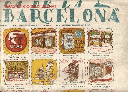 Cat&aacute;logos publicitarios: AUCA DE LA GRAN BARCELONA ( SOBRE 1940) - Foto 1