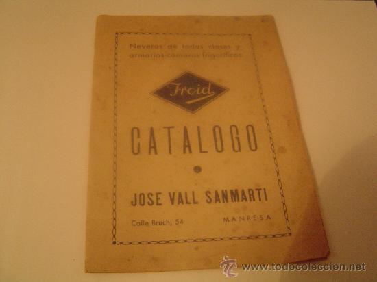 Advertising Catalogs: Catalogo de NEVERAS FROID