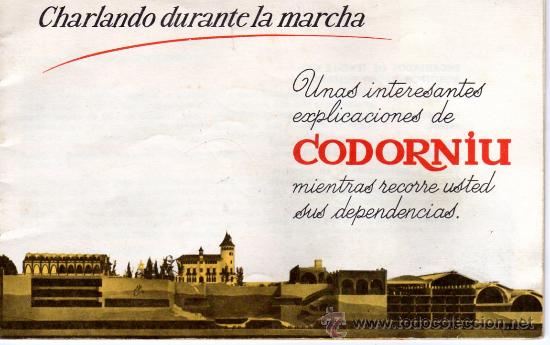Cat&aacute;logos publicitarios: CODORNIU,CHARLANDO SOBRE LA MARCHA - Foto 1