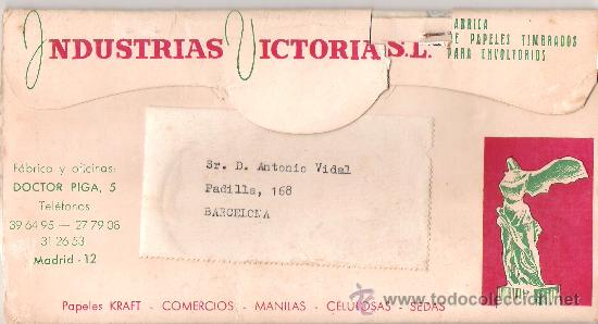 Catalogues publicitaires: INDUSTRIAS VICTORIA. FABRICA DE PAPELES TIMBRADOS PARA ENVOLTORIOS. PAPELES CON MOTIVOS NAVIDAD.