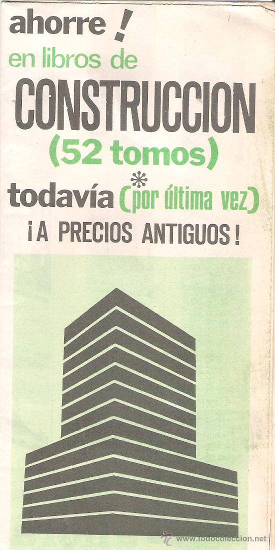 Catalogues publicitaires: TRIPTICO PUBLICITARIO CEAC ESPECIAL CONSTRUCCION. A&Ntilde;O 1975.