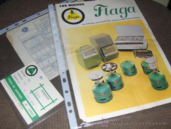 Cat&aacute;logos publicitarios: FLAGA. CATALOGO Y NOTA DE ASISTENCIA TECNICA. 1969.