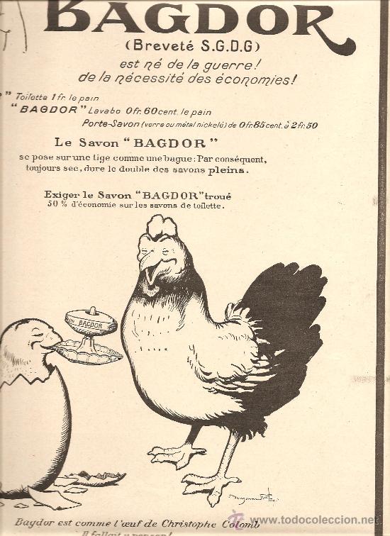 Catalogues publicitaires: 195. LE SAVON BAGDOR.