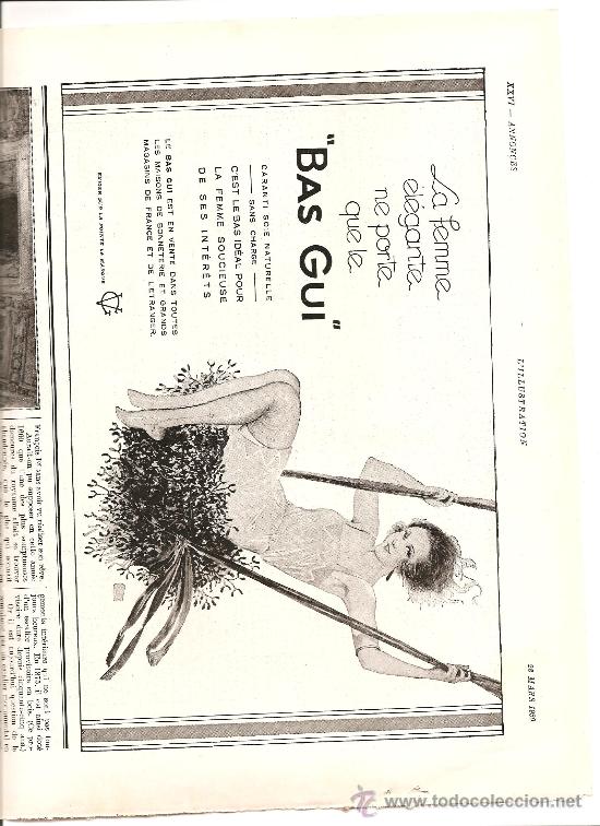 Cat&aacute;logos publicitarios: LE BAS GUI : MEDIAS .ANUNCIO 1930 - Foto 1
