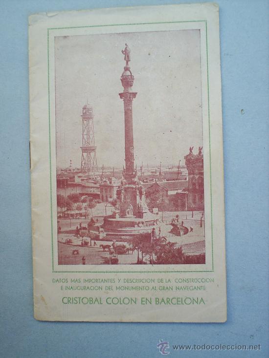Werbekataloge: PEQUE&Ntilde;O LIBRILLO DE PROPAGANDA DE COLON -1948 BARCELONA