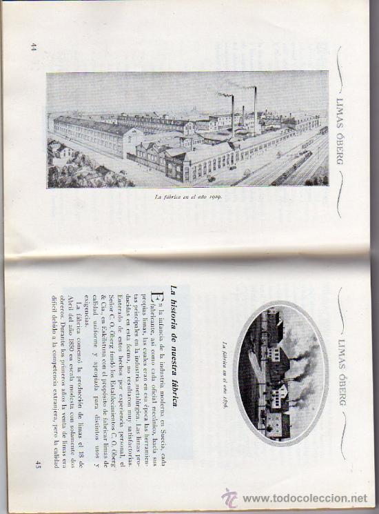 Cat&aacute;logos publicitarios: catalogo de limas 1934 - Foto 2