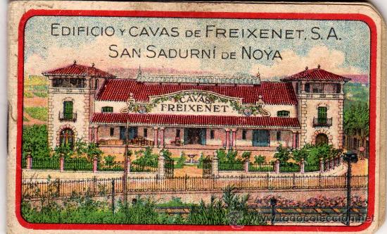 Cat&aacute;logos publicitarios: CAVAS,FREIXENET BLOC DE NOTAS CON EDIFICIO Y CAVAS-SAN SADURNI DE NOYA. - Foto 2