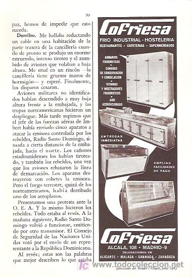Advertising Catalogs: FOLLETO PUBLICIDAD ANTIGUO DE LOS A&Ntilde;OS 60 - COFRIESA - FRIO INDUSTRIAL Y HOSTELERIA
