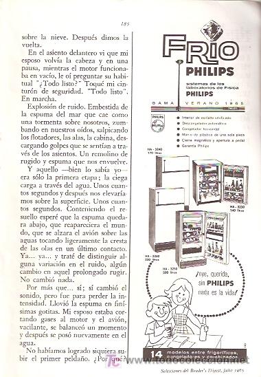 Advertising Catalogs: FOLLETO PUBLICIDAD ANTIGUO DE LOS A&Ntilde;OS 60 - PHILIPS