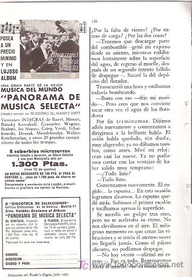 Advertising Catalogs: FOLLETO PUBLICIDAD ANTIGUO DE LOS A&Ntilde;OS 60 - PANORAMA DE MUSICA SELECTA