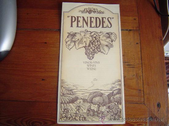 Werbekataloge: Folleto de publicidad Penedes.( Vinos )