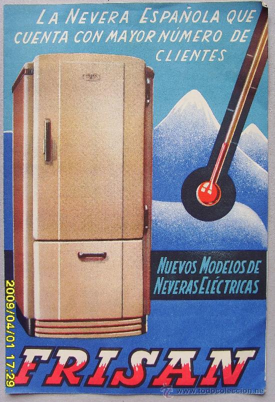 Cat&aacute;logos publicitarios: FRISAN- Nevera electrica - Foto 1