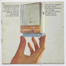 Catálogos publicitarios: CATALOGO ESTUFA *BUTA-THERM'X* - MEPAMSA 1969 - (11 PAGS.)