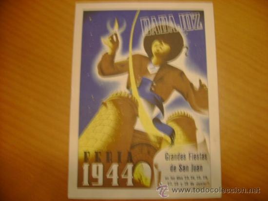 Cat&aacute;logos publicitarios: ANTIGUA REVISTA FERIA DE BADAJOZ A&Ntilde;O 1944
