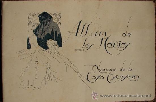 Cat&aacute;logos publicitarios: ALBUM DE LOS NOVIOS DE LA CASA ESCASANY, CA 1930