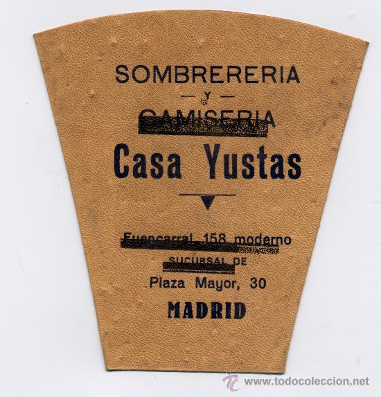 Cat&aacute;logos publicitarios: VASO DE PAPEL. PUBLICIDAD DE SOMBRERER&Iacute;A Y CAMISER&Iacute;A CASA YUSTAS