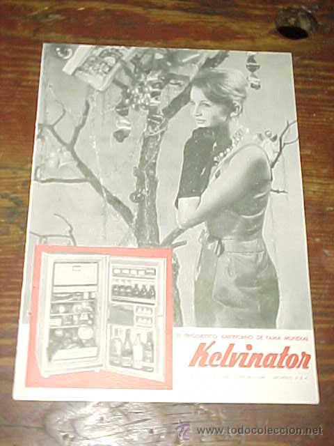 Cat&aacute;logos publicit&aacute;rios: FRIGORIFICO AMERICANO KELVINATOR. PUBLICIDAD HOJA DE REVISTA A&Ntilde;O 1961. TAMA&Ntilde;O: 19 X 13 CM.