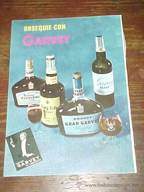 Cat&aacute;logos publicit&aacute;rios: BRANDY GRAN GARVEY. PUBLICIDAD HOJA DE REVISTA A&Ntilde;O 1961. TAMA&Ntilde;O: 19 X 13 CM.