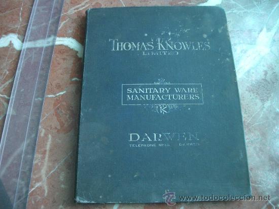 Cataloghi pubblicitari: Cat&aacute;logo de antiguo de sanitarios Thomas Knowles. muy ilustrado.